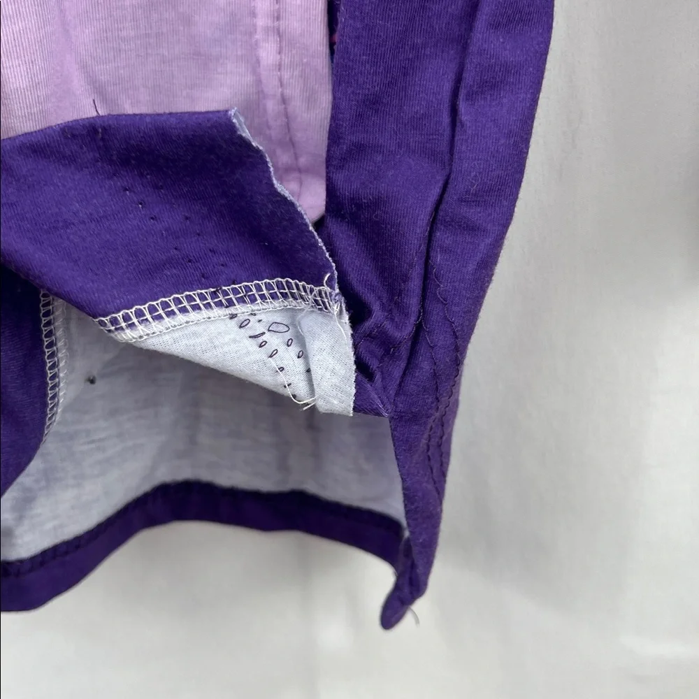 Sunshine Swing - Girl’s Hooded Top - Size 6 Purple Unicorn - Kangaroo Pocket - Picture 9 of 10